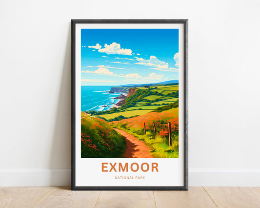 Exmoor Travel Poster