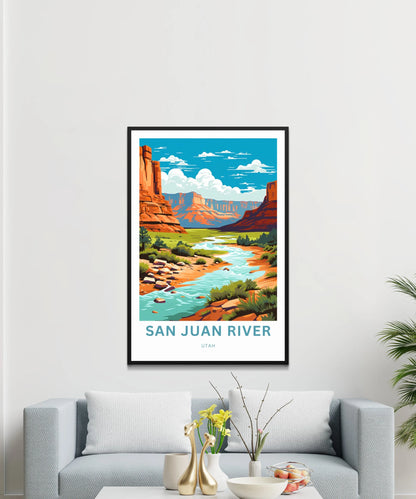 San Juan River Poster