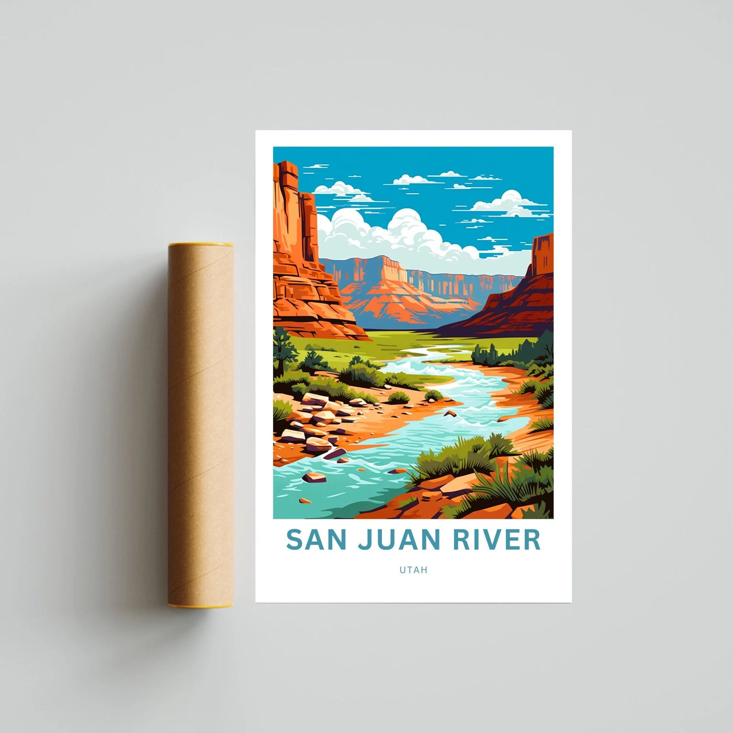 San Juan River Poster