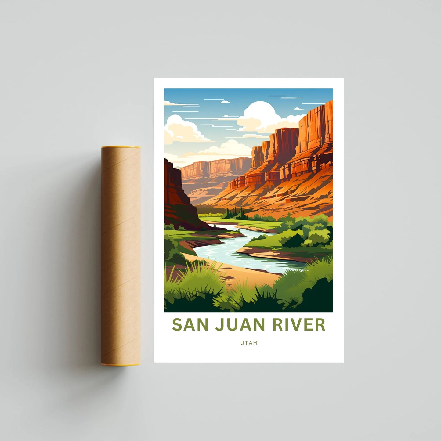 San Juan River Poster