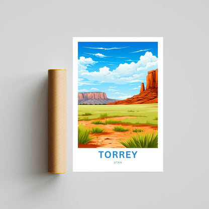 Torrey Travel Poster