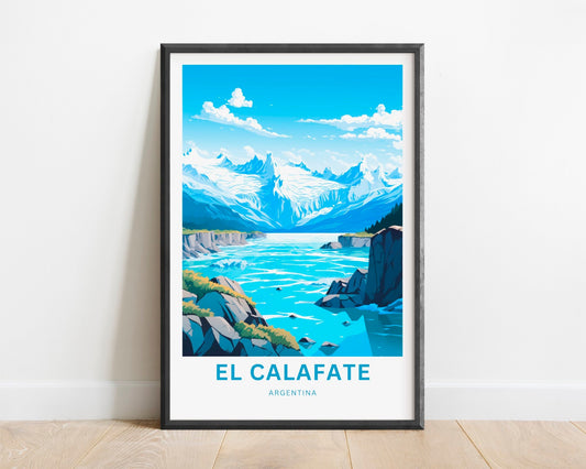 El Calafate Travel Poster