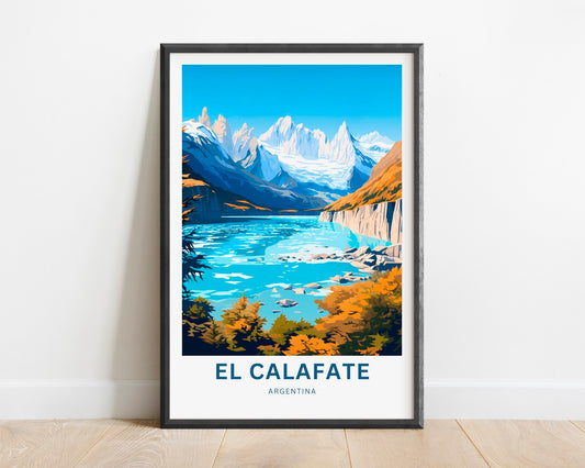 El Calafate Travel Poster