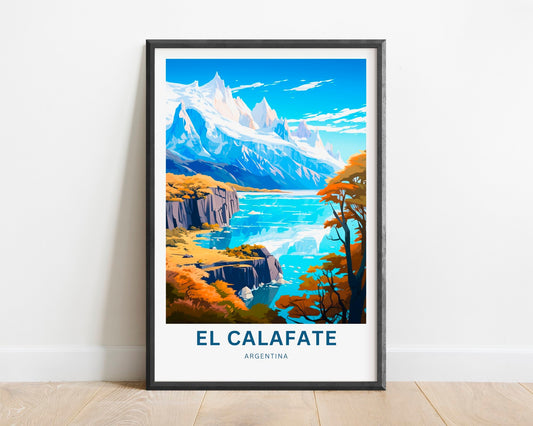 El Calafate Travel Poster
