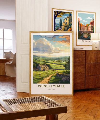 Wensleydale Travel Poster