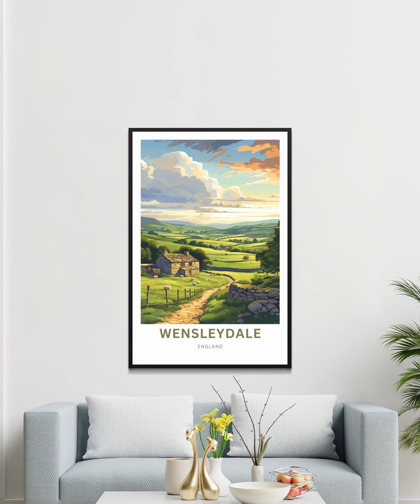 Wensleydale Travel Poster