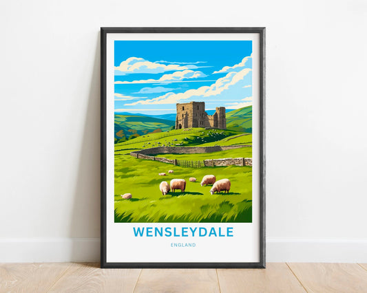 Wensleydale Travel Poster