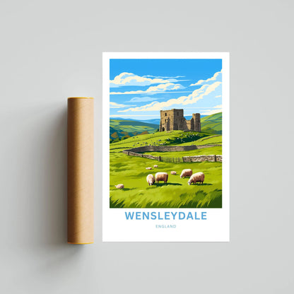 Wensleydale Travel Poster