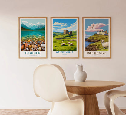 Wensleydale Travel Poster