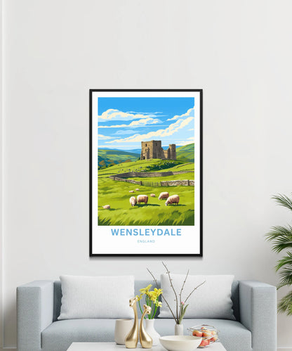 Wensleydale Travel Poster