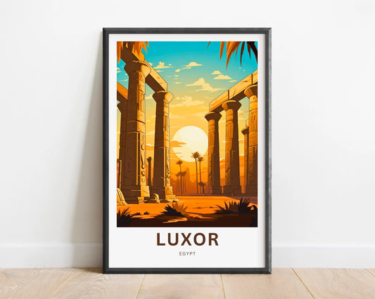 Luxor Travel Poster