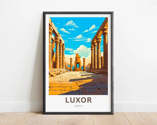 Luxor Travel Poster