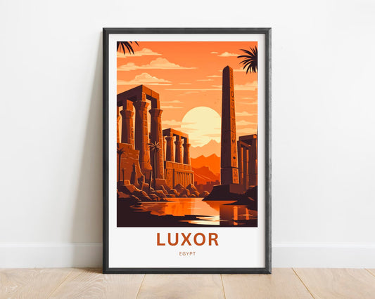 Luxor Travel Poster