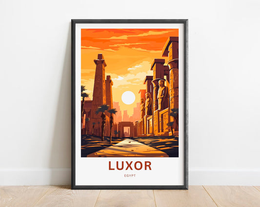 Luxor Travel Poster
