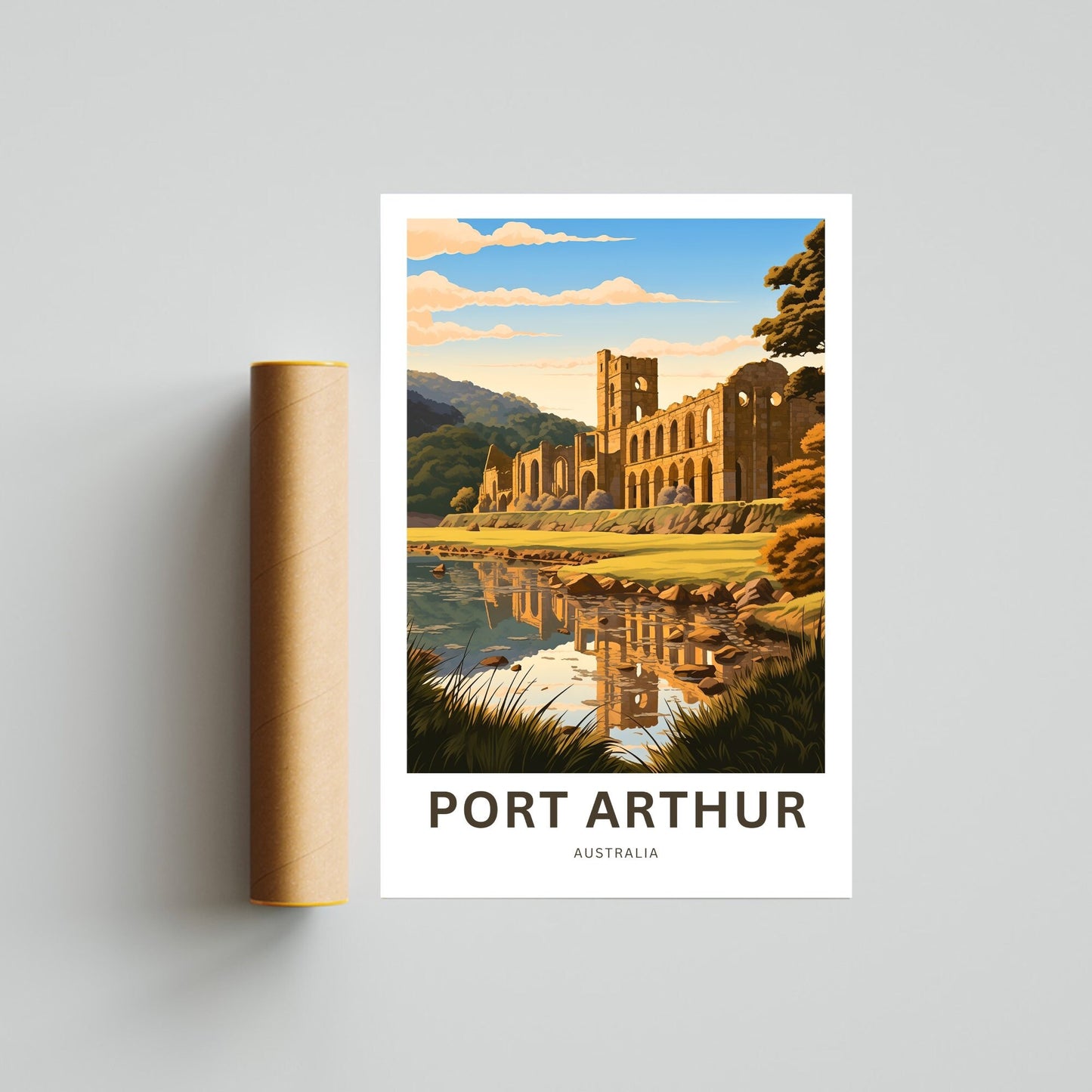 Port Arthur Travel Poster