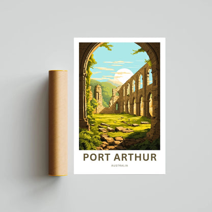 Port Arthur Travel Poster