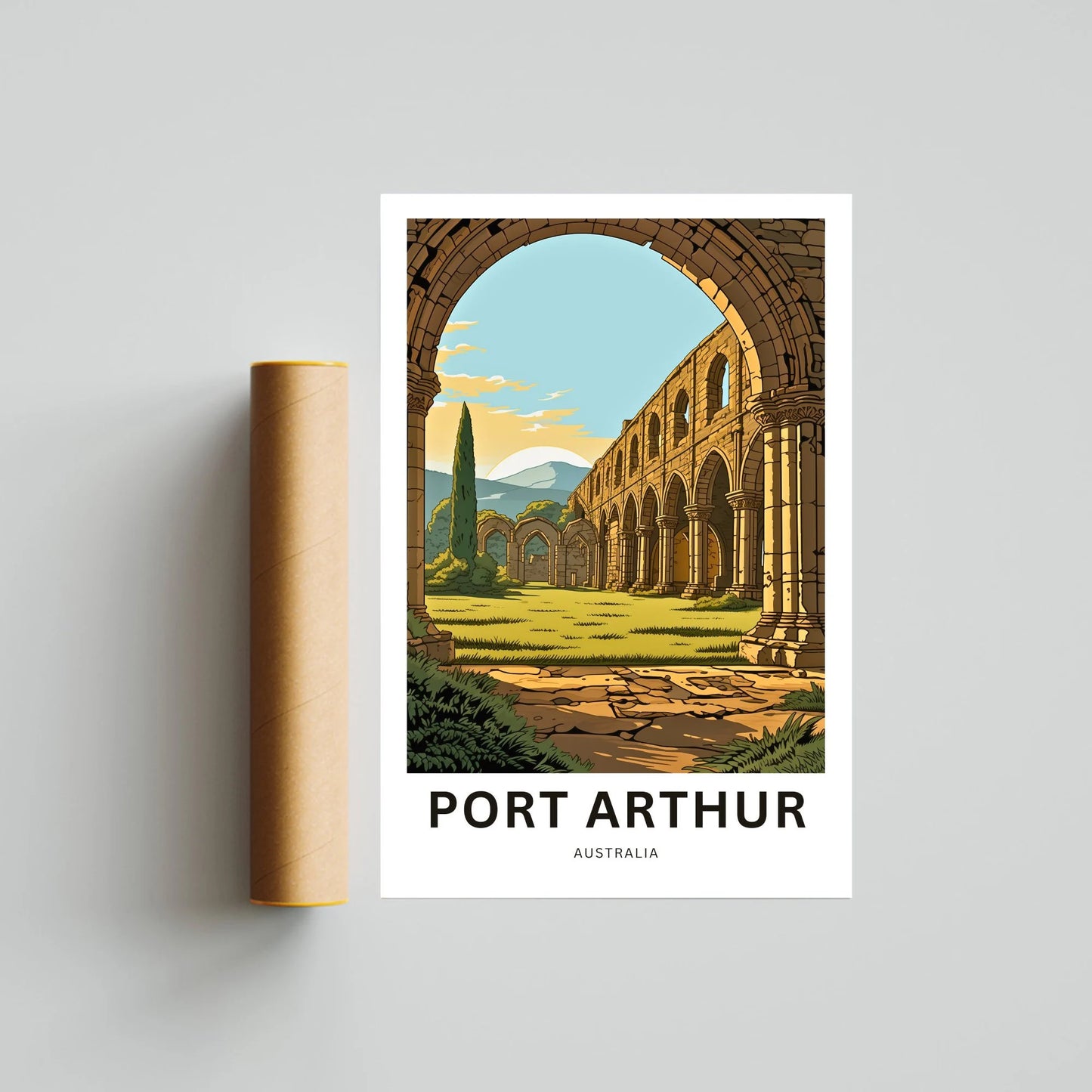 Port Arthur Travel Poster