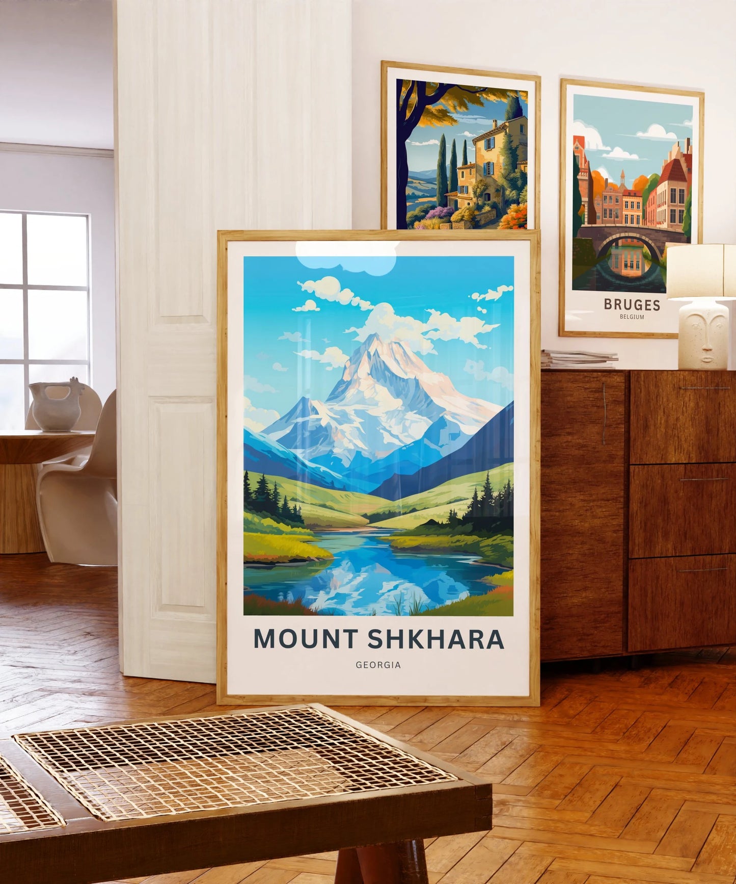 Mount Shkhara Travel Poster