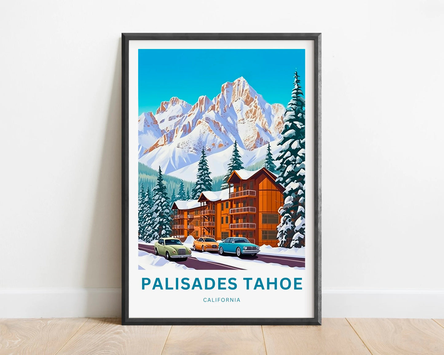 Palisades Tahoe Travel Poster