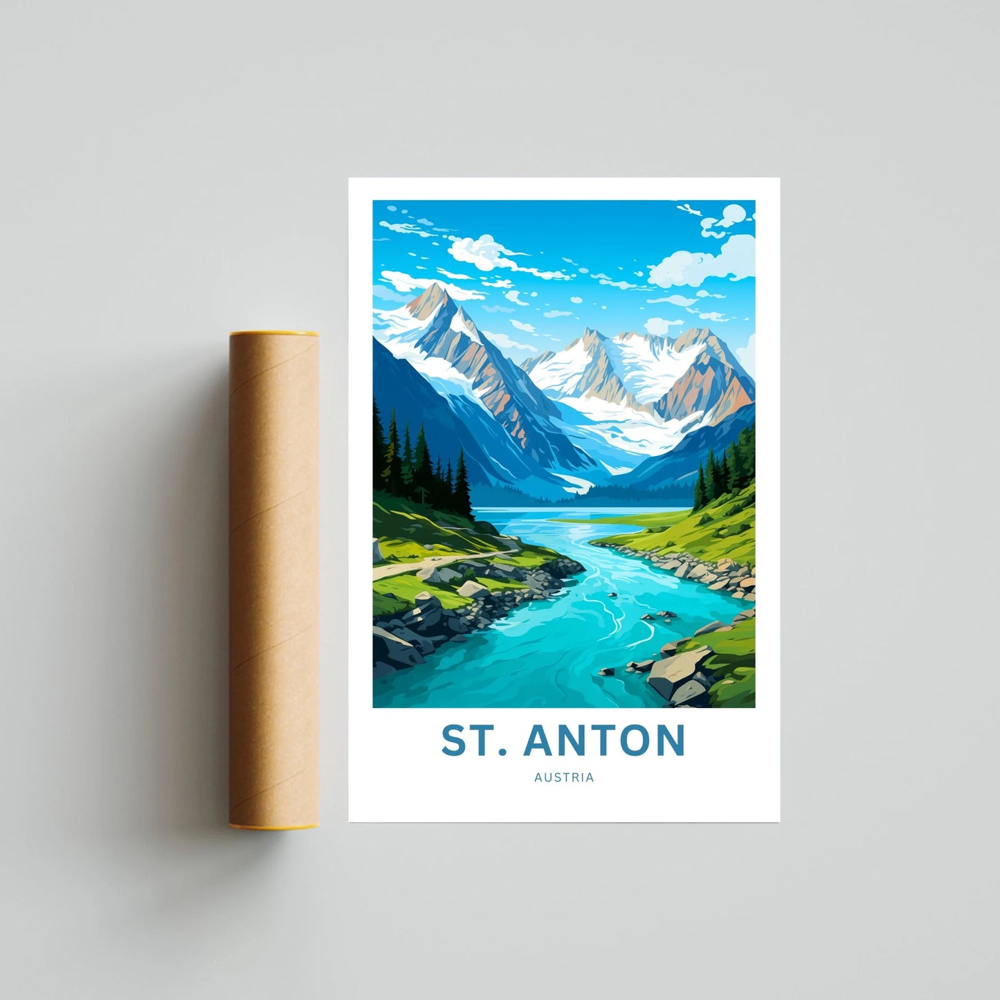 St. Anton am Arlberg Travel Poster