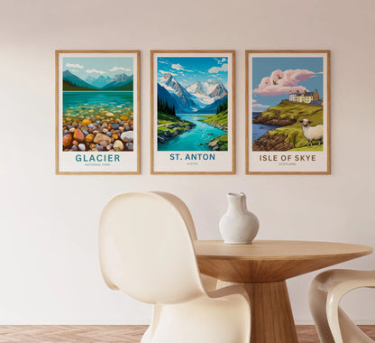 St. Anton am Arlberg Travel Poster