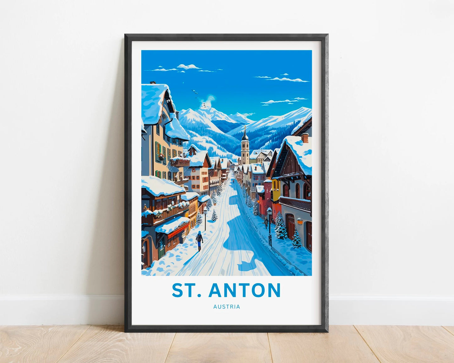 St. Anton am Arlberg Travel Poster