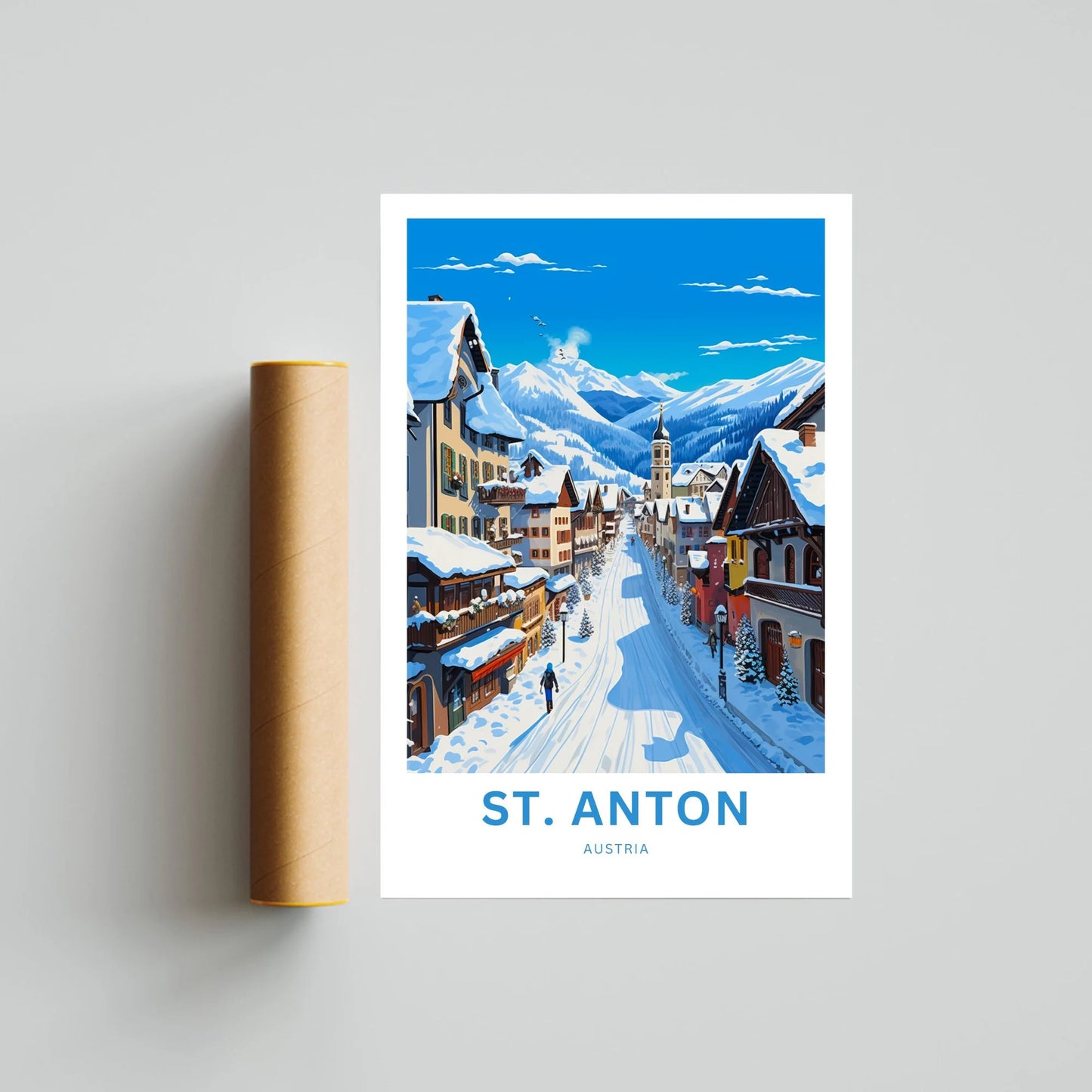 St. Anton am Arlberg Travel Poster