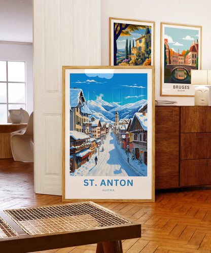 St. Anton am Arlberg Travel Poster