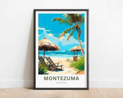 Montezuma Beach Travel Poster