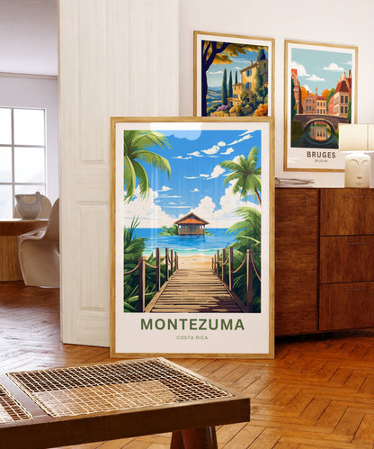 Montezuma Beach Travel Poster