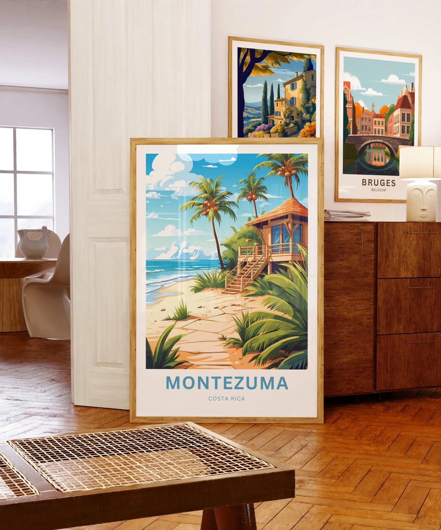 Montezuma Beach Travel Poster