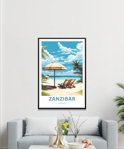 Zanzibar Travel Poster