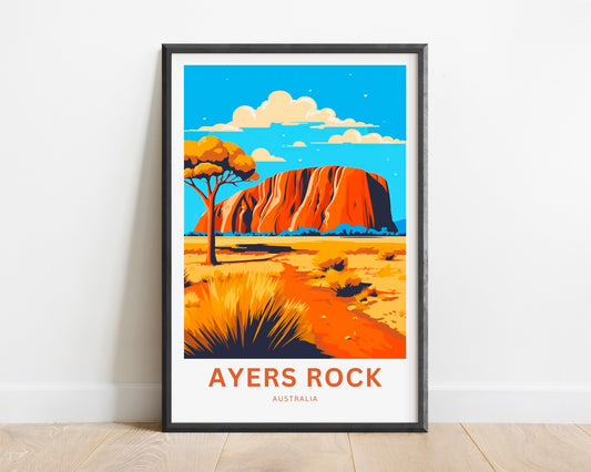 Ayers Rock Travel Print
