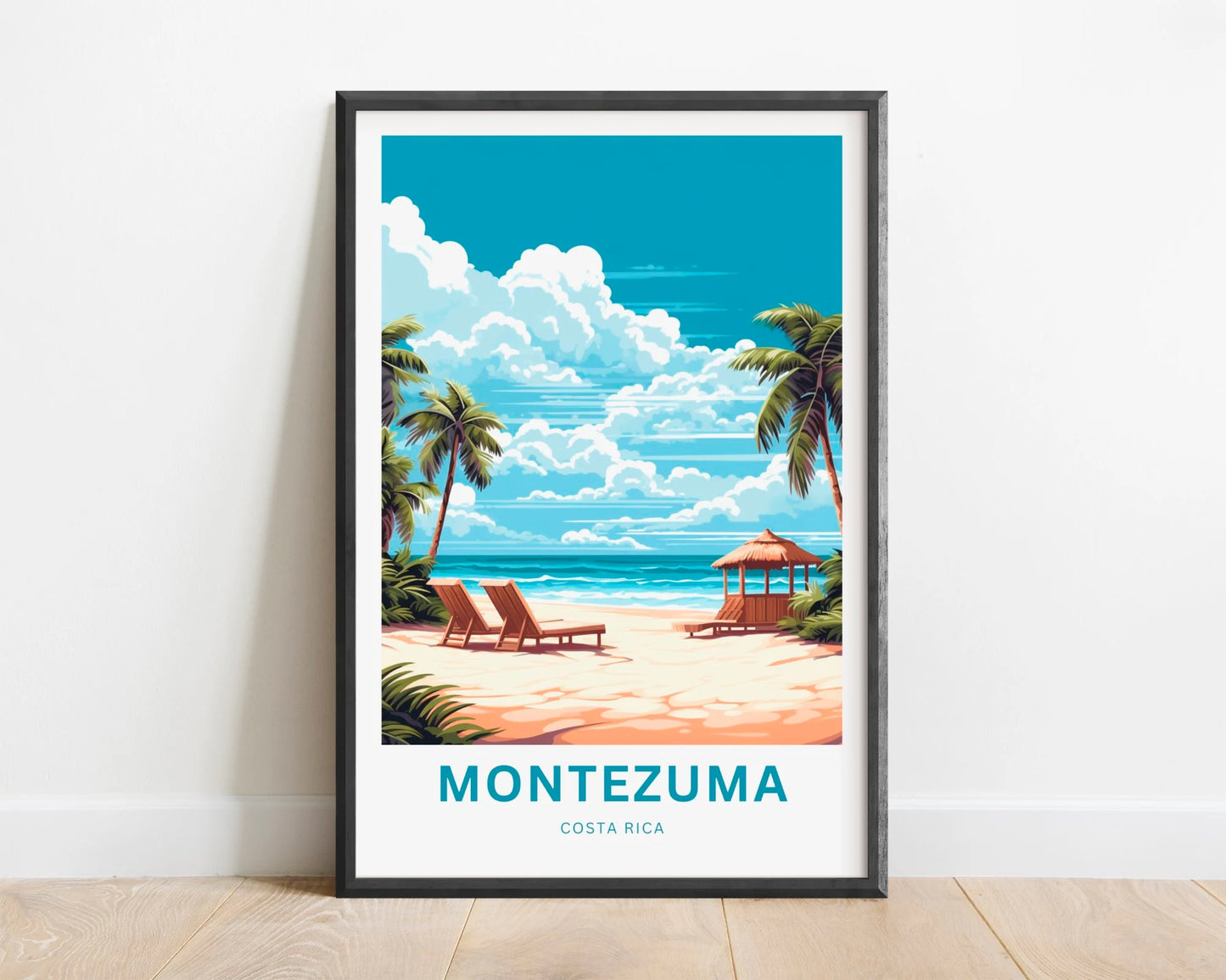 Montezuma Beach Travel Poster