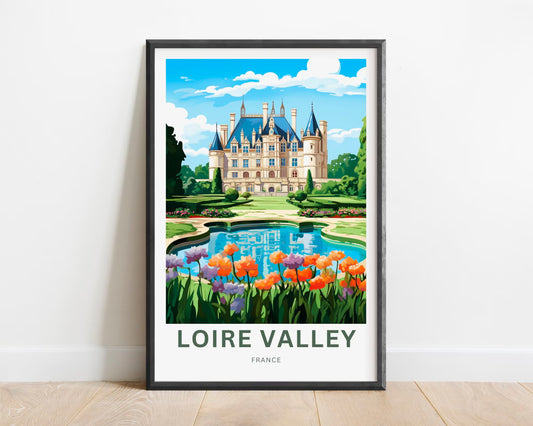 Loire Valley Travel Poster