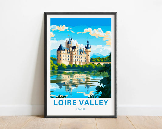 Loire Valley Travel Poster