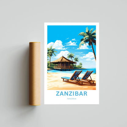 Zanzibar Travel Poster