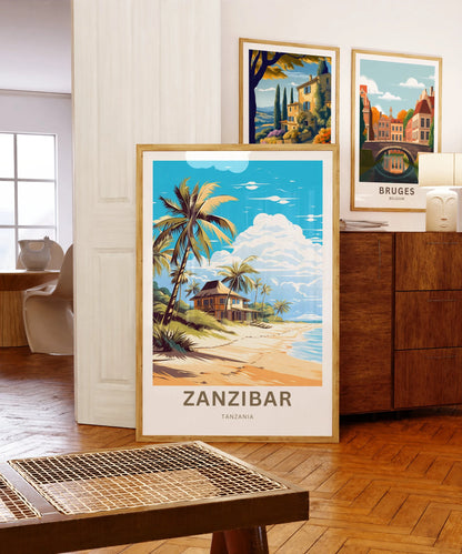 Zanzibar Travel Poster