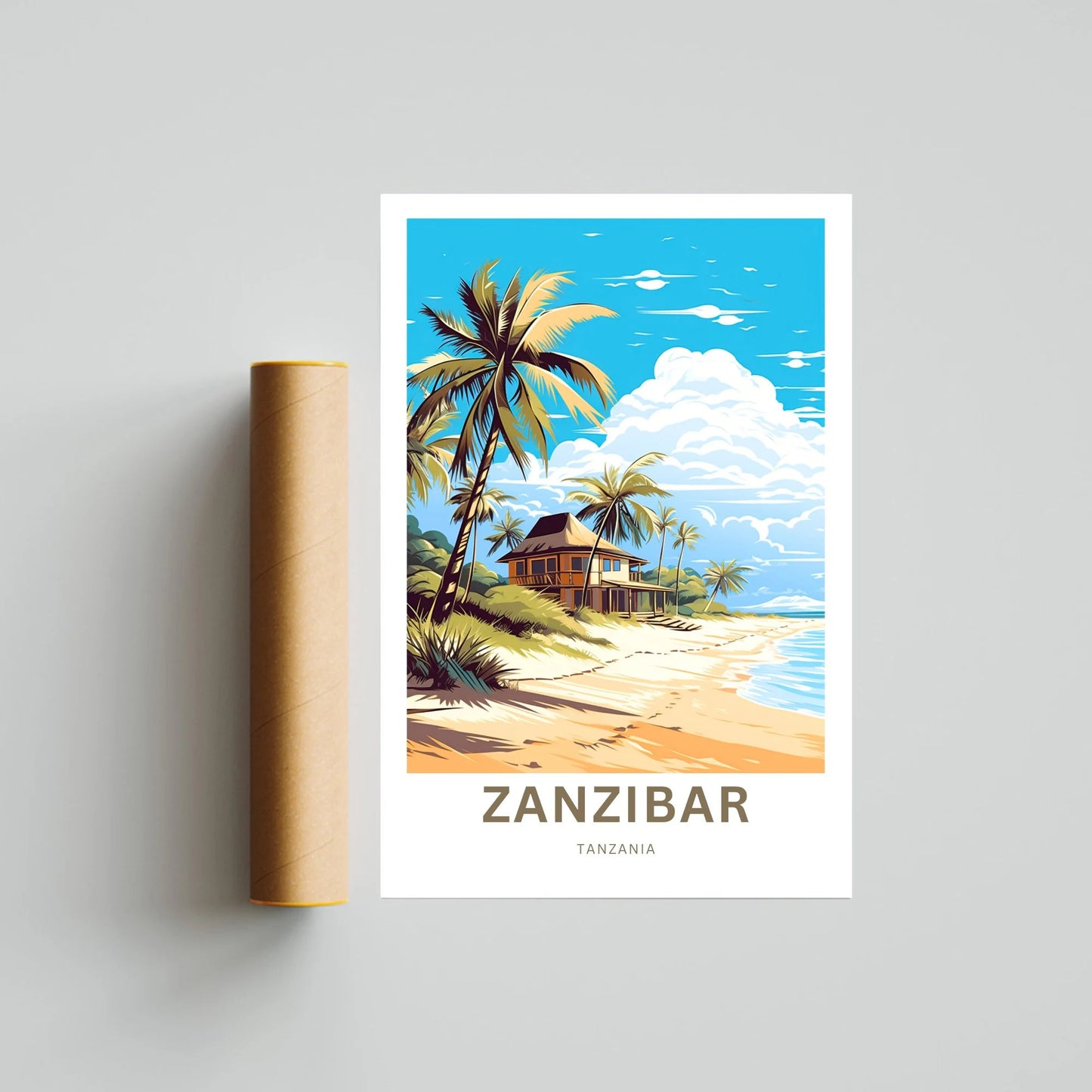 Zanzibar Travel Poster