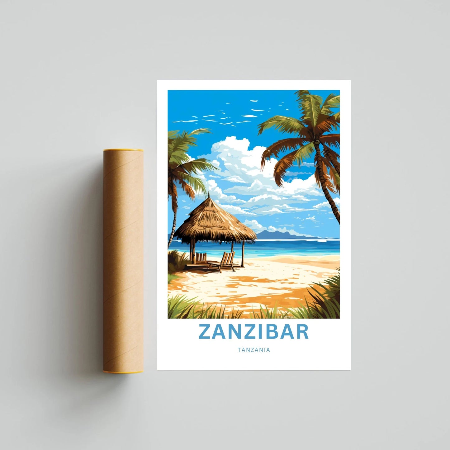 Zanzibar Travel Poster