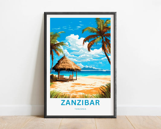 Zanzibar Travel Poster