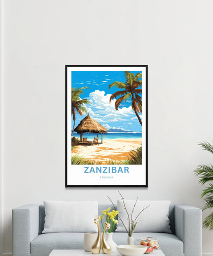 Zanzibar Travel Poster