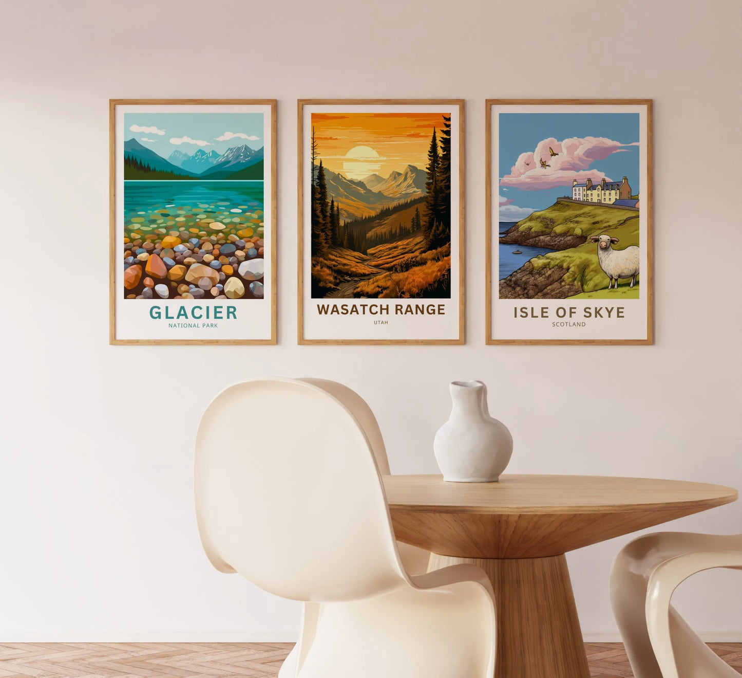 Wasatch Range Travel Poster