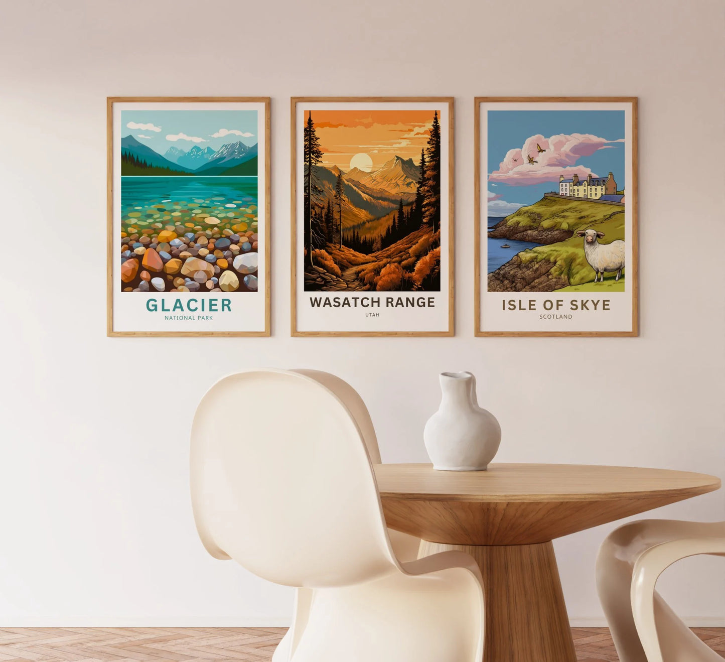 Wasatch Range Travel Poster