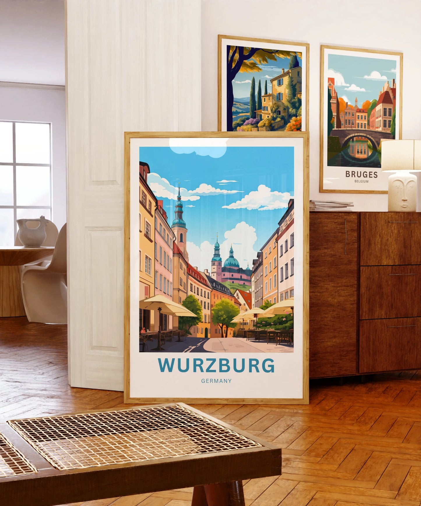 Würzburg Travel Poster