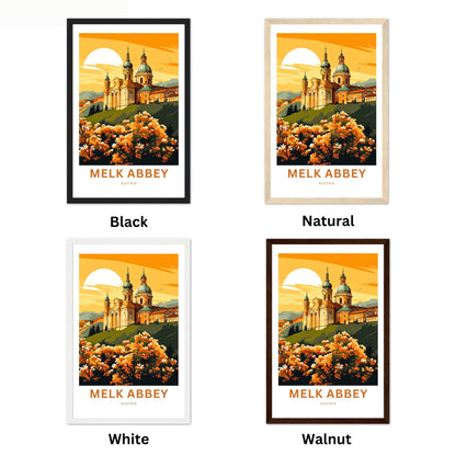Milk Abbey Travel Poster