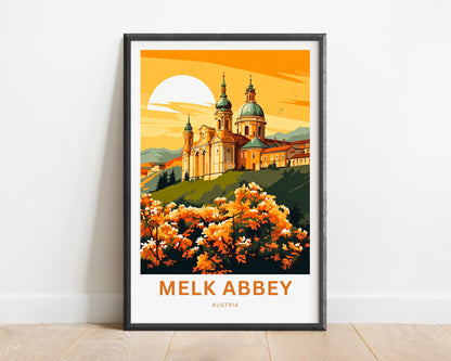 Milk Abbey Travel Poster