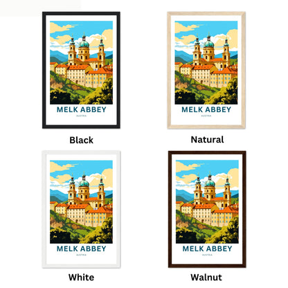 Milk Abbey Travel Poster