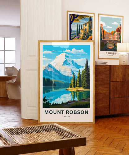 Mount Robson Travel Poster