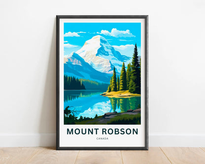 Mount Robson Travel Poster